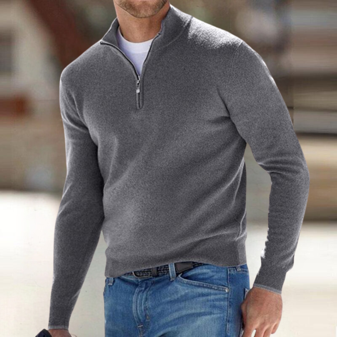 BRAIN™ | ZIP-UP PULLOVER FOR MEN