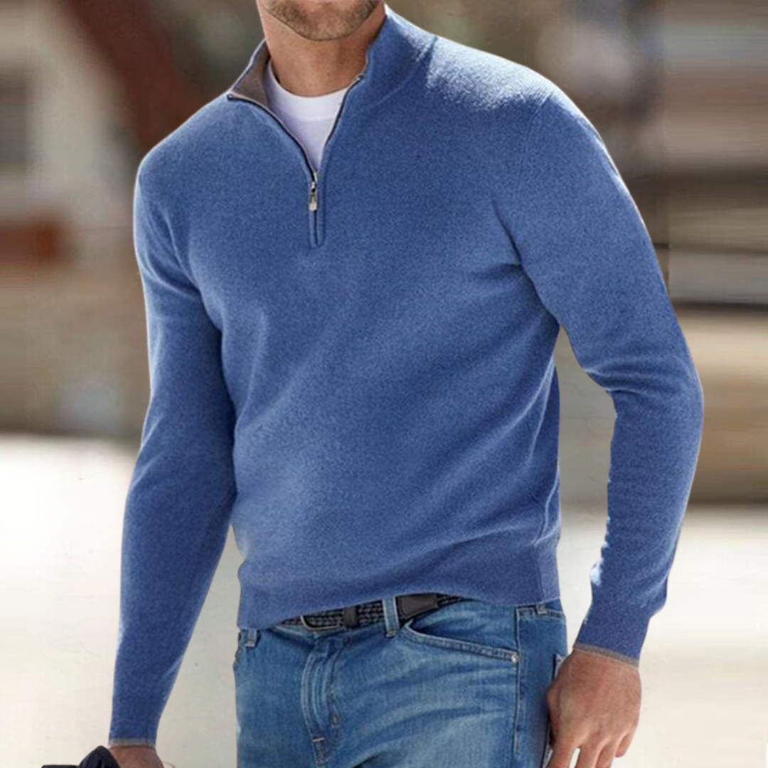 BRAIN™ | ZIP-UP PULLOVER FOR MEN