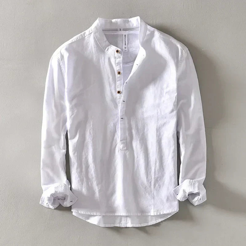 BRAIN™ | Minimalist Linen Shirt