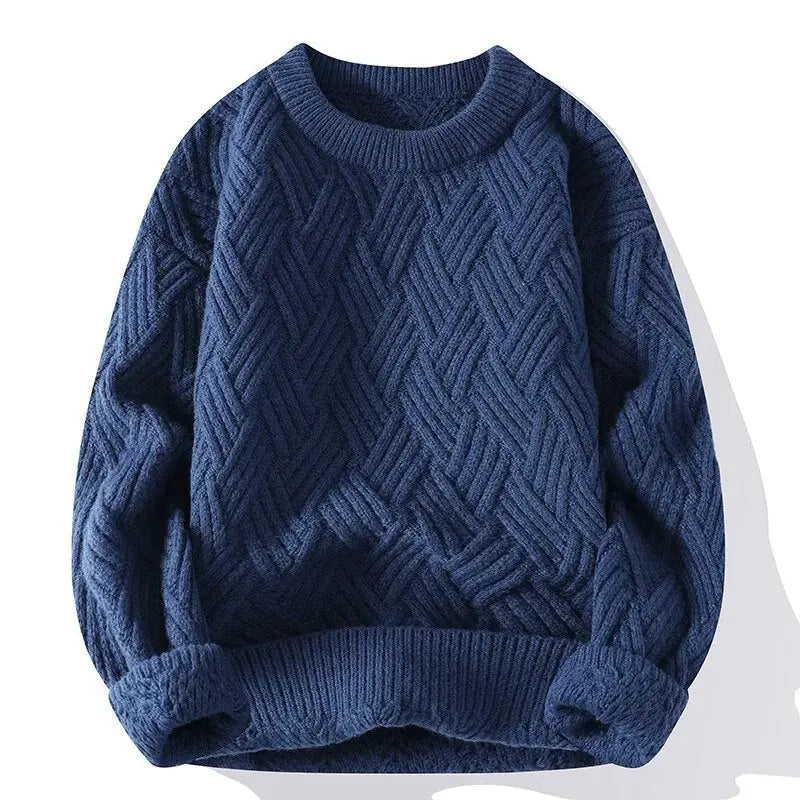 BRIAN™ | Morgan Crewneck Patterned Sweater