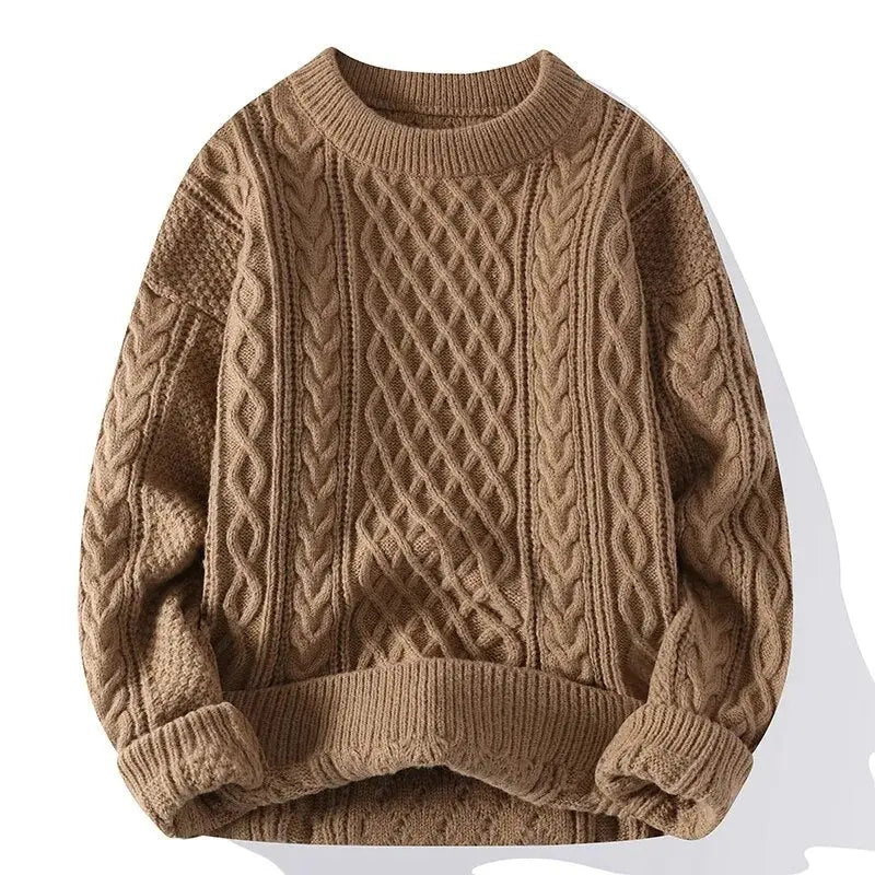 BRIAN™ | Morgan Crewneck Patterned Sweater