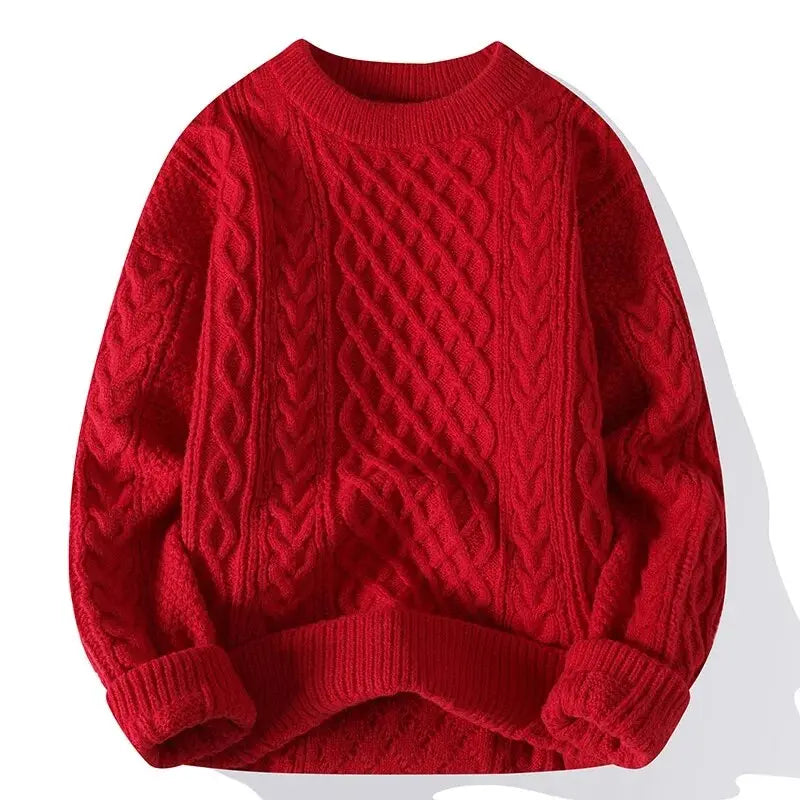 BRIAN™ | Morgan Crewneck Patterned Sweater