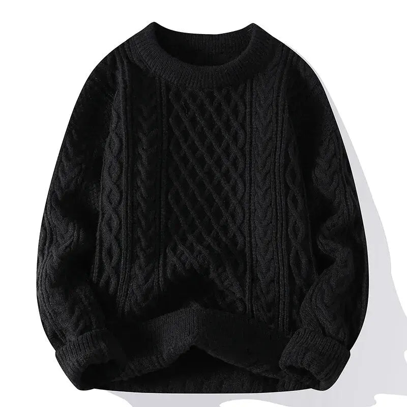 BRIAN™ | Morgan Crewneck Patterned Sweater