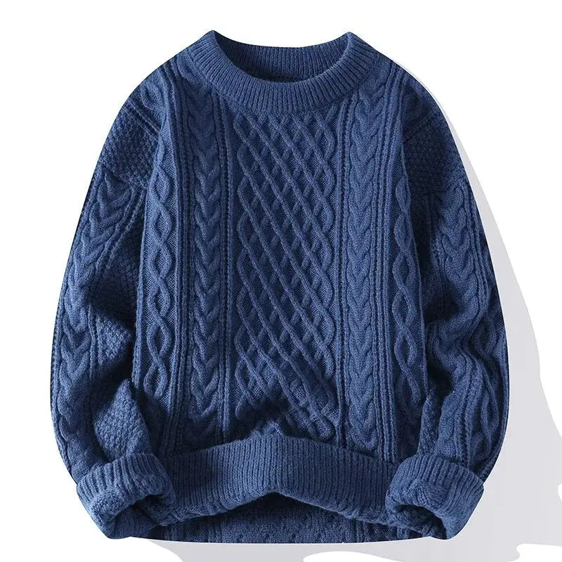 BRIAN™ | Morgan Crewneck Patterned Sweater