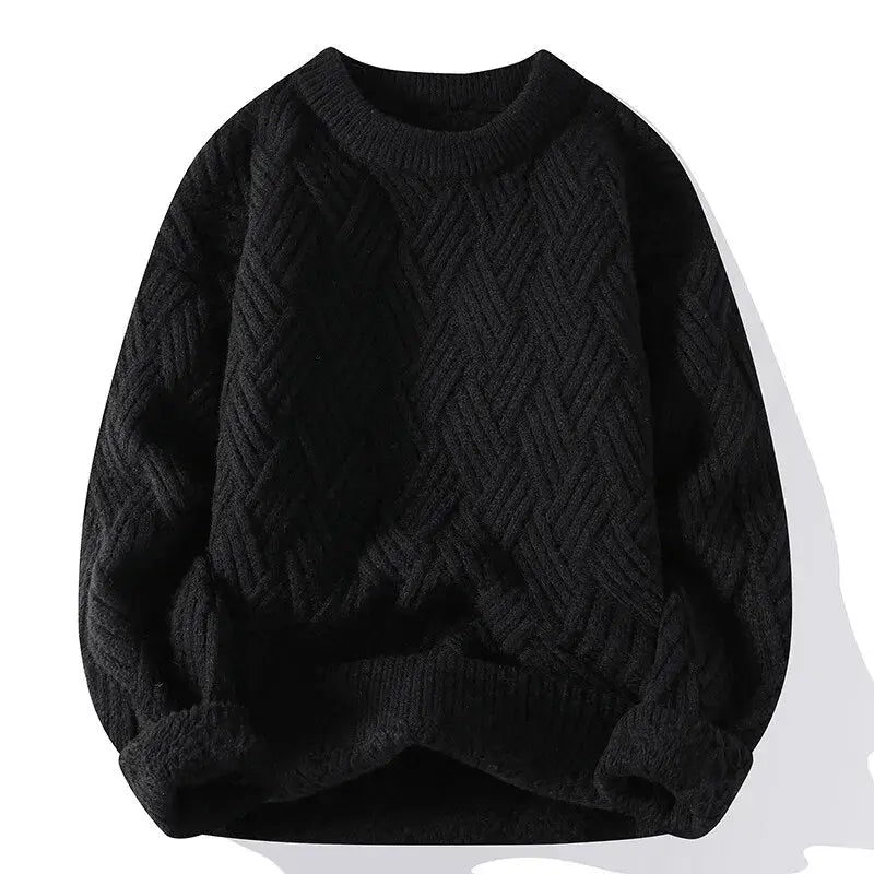 BRIAN™ | Morgan Crewneck Patterned Sweater