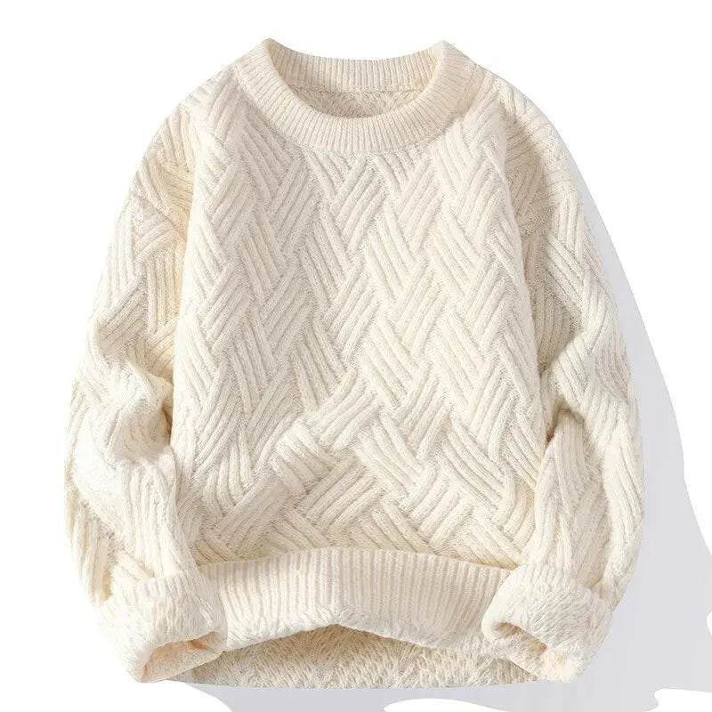 BRIAN™ | Morgan Crewneck Patterned Sweater