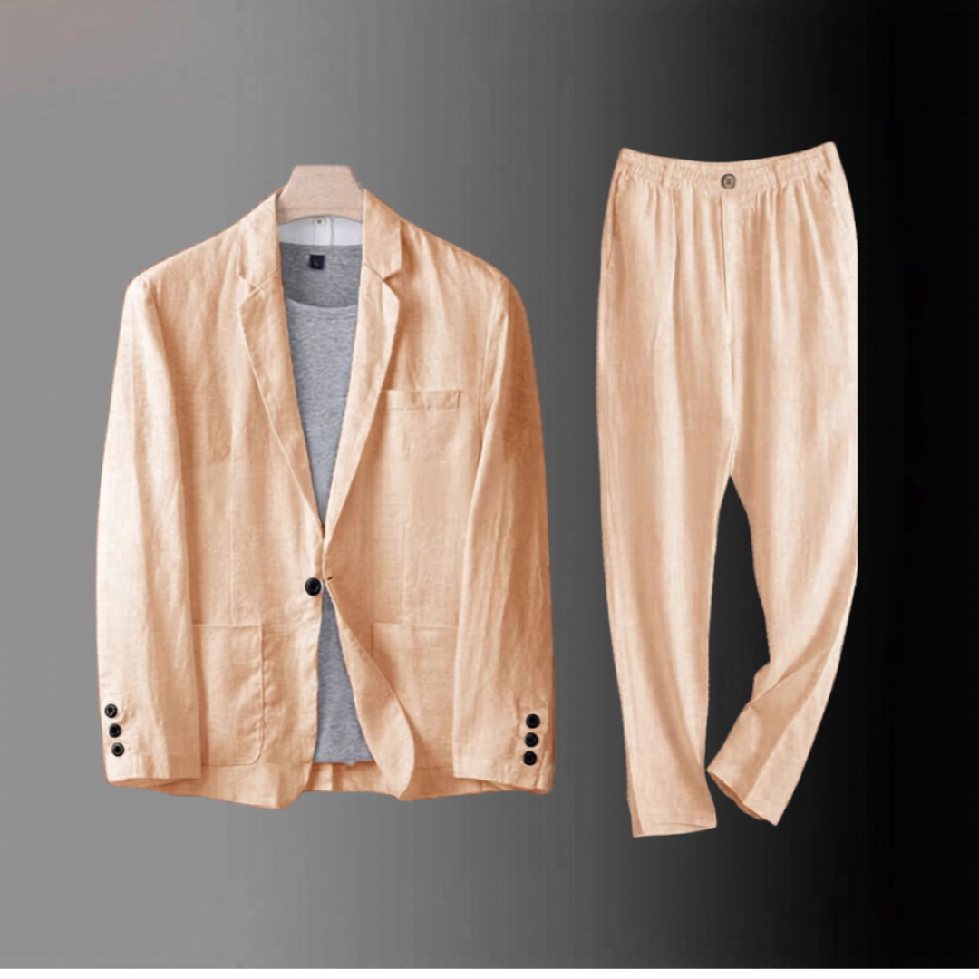 BRAIN™ | Men's Pure Linen Coord