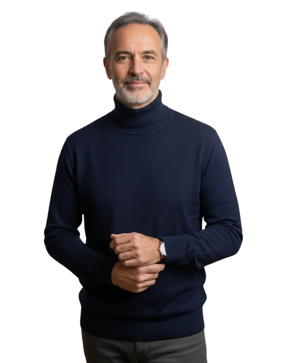 BRAIN™ | LONG SLEEVE TURTLENECK SWEATER FOR MEN