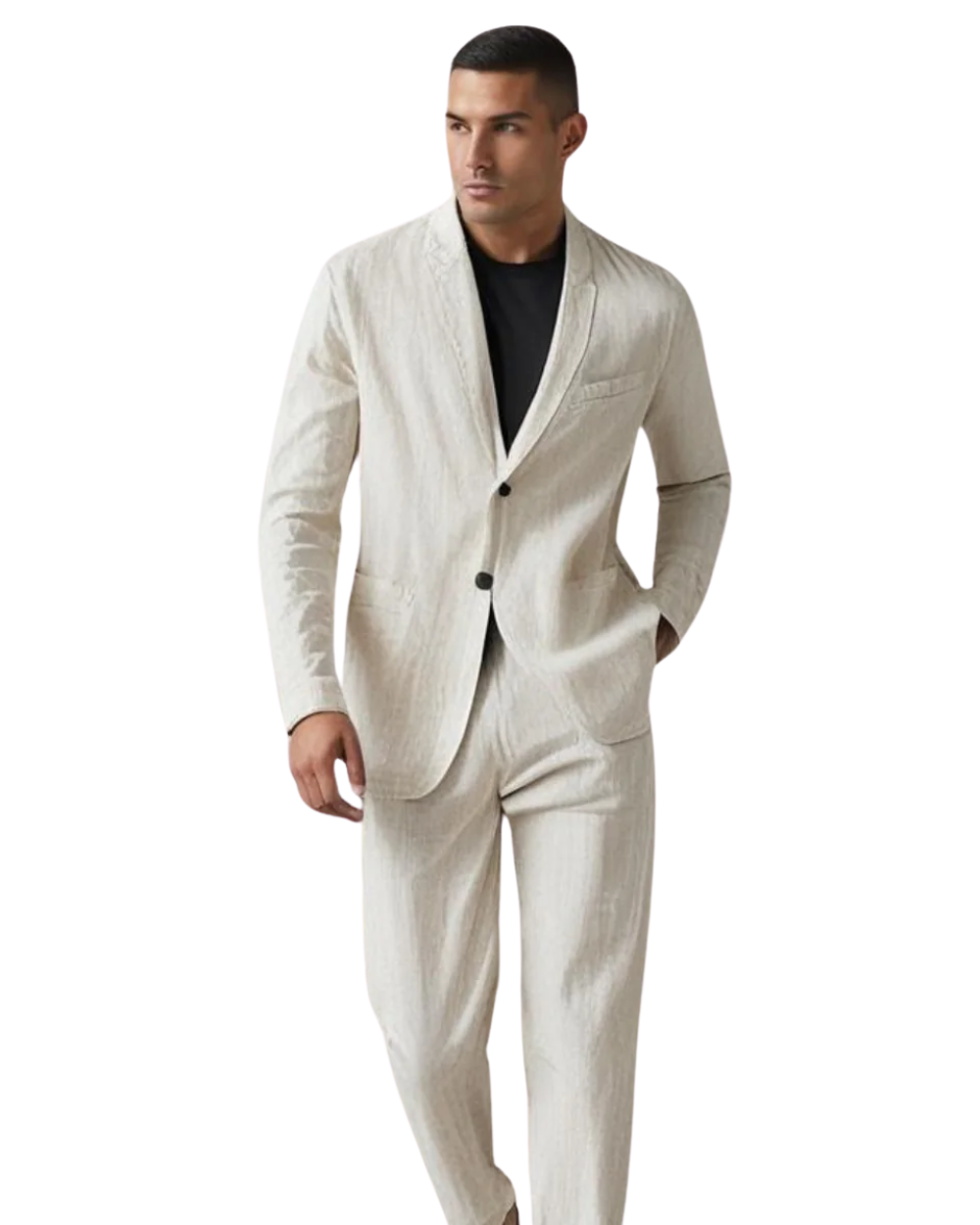 BRAIN™ | Men's Pure Linen Coord
