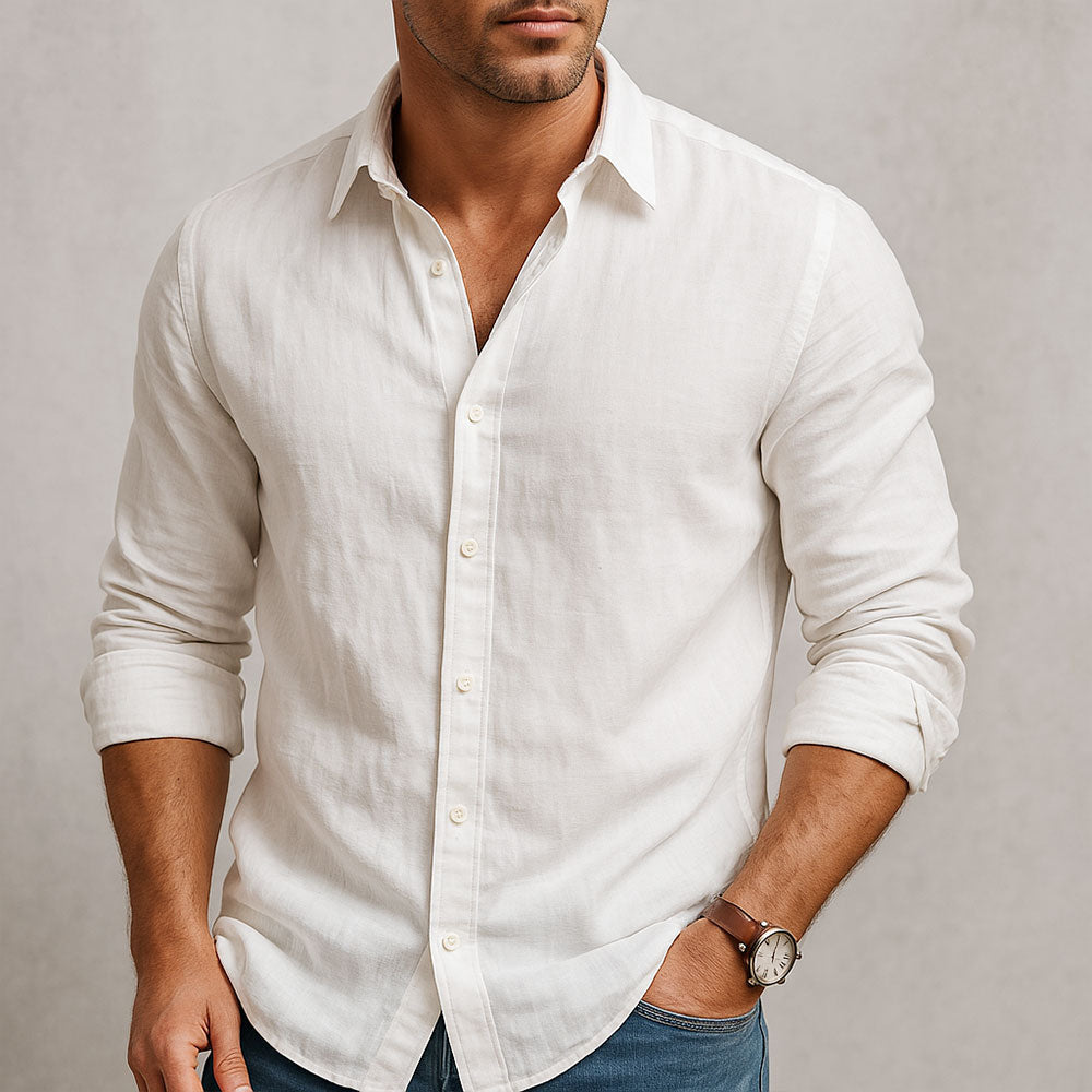 BRAIN™ | SIMPLE LINEN SHIRT