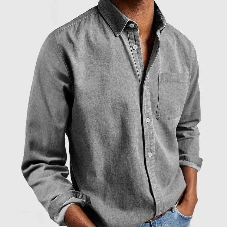 BRAIN™ | Button-Up Polo-Collar Shirt