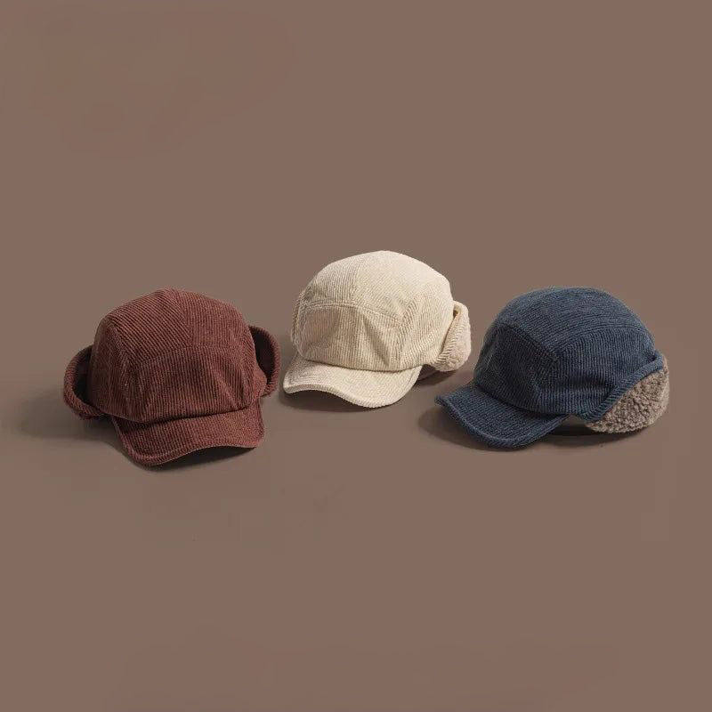 BRIAN™ | Frostline Corduroy Earflap Cap