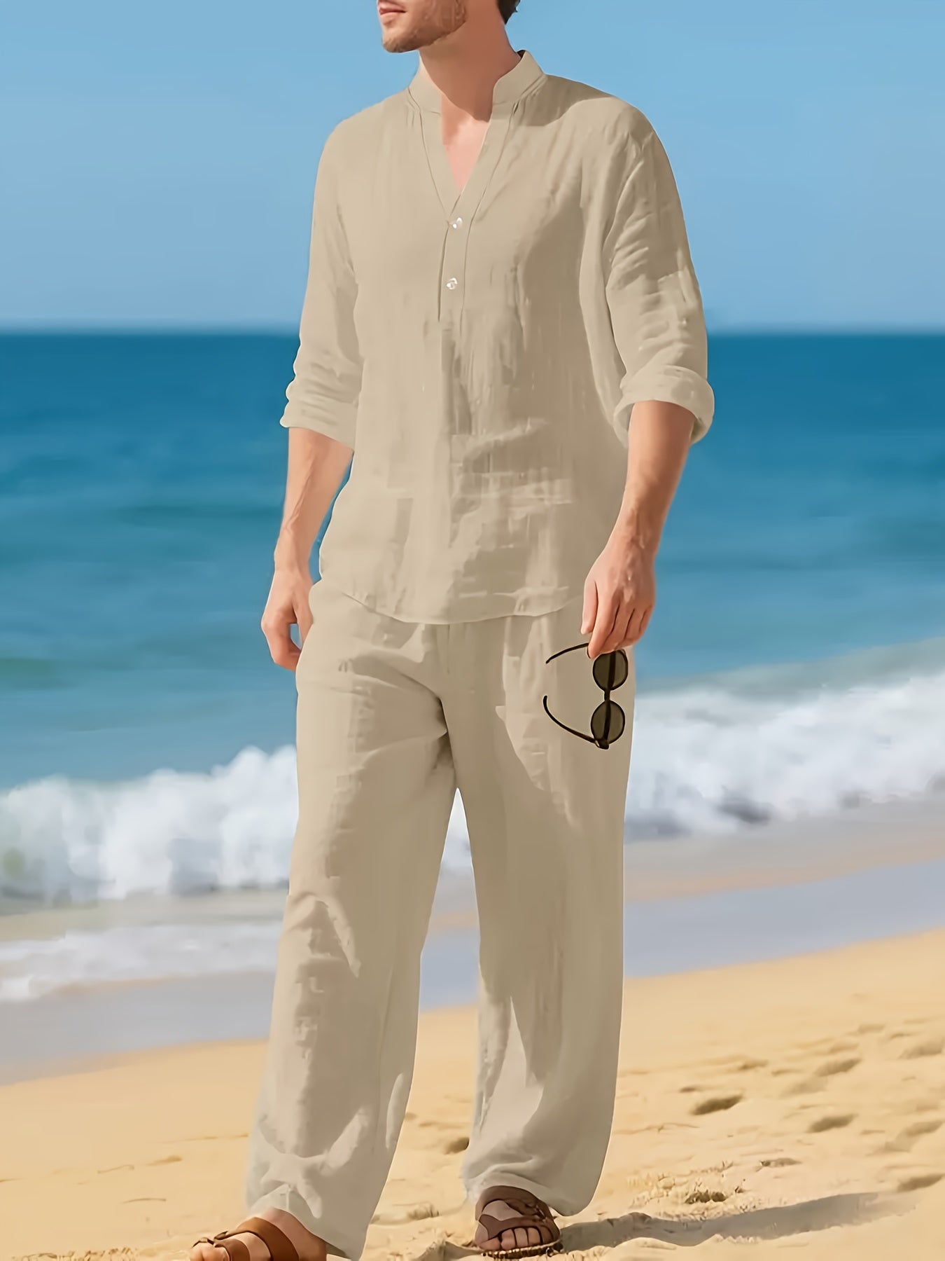 BRAIN™ | Men's Coords Woven Linen