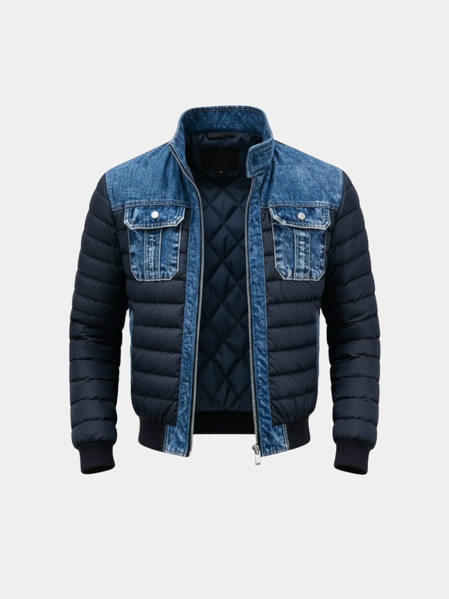 BRIAN™ | Hybrid Padded Denim Jacket