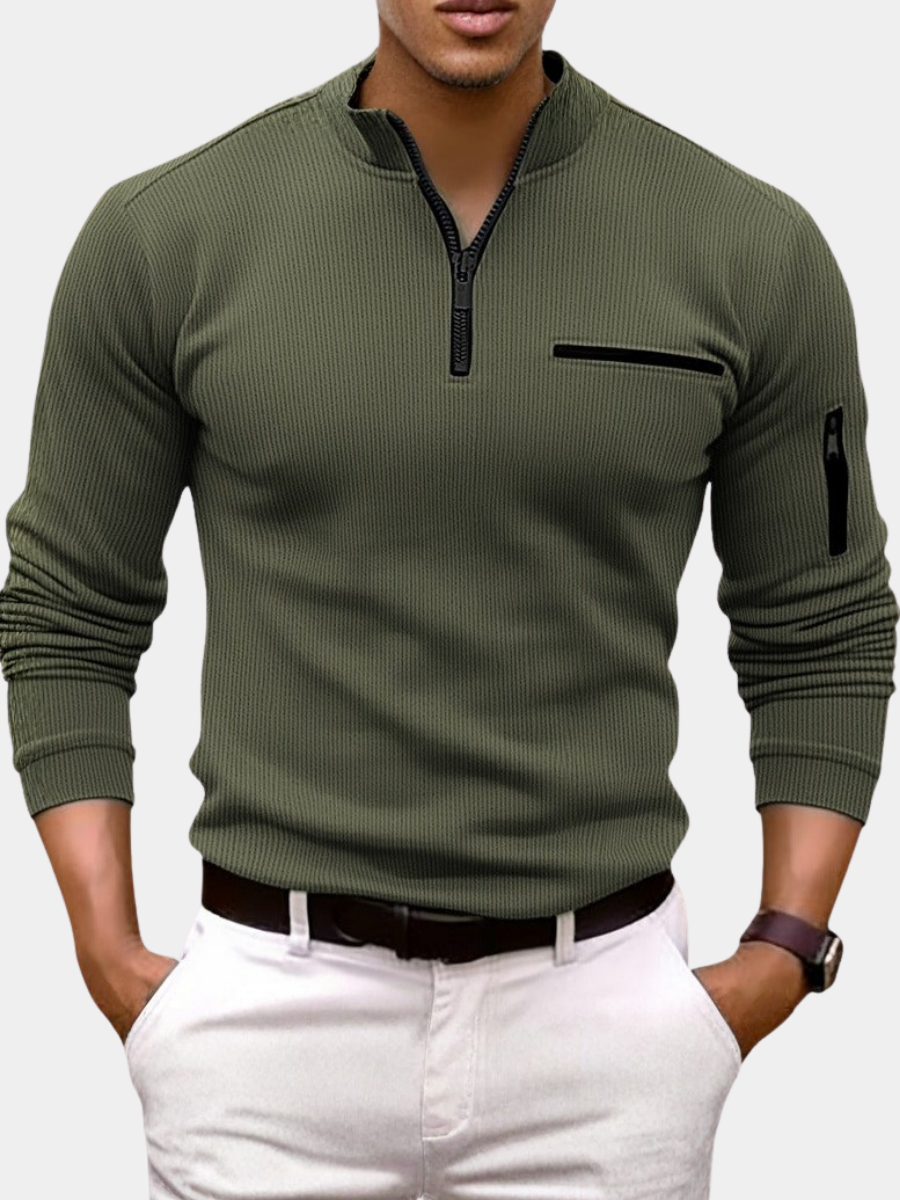 BRAIN™ | ZIP COLLAR SHIRT FOR MEN