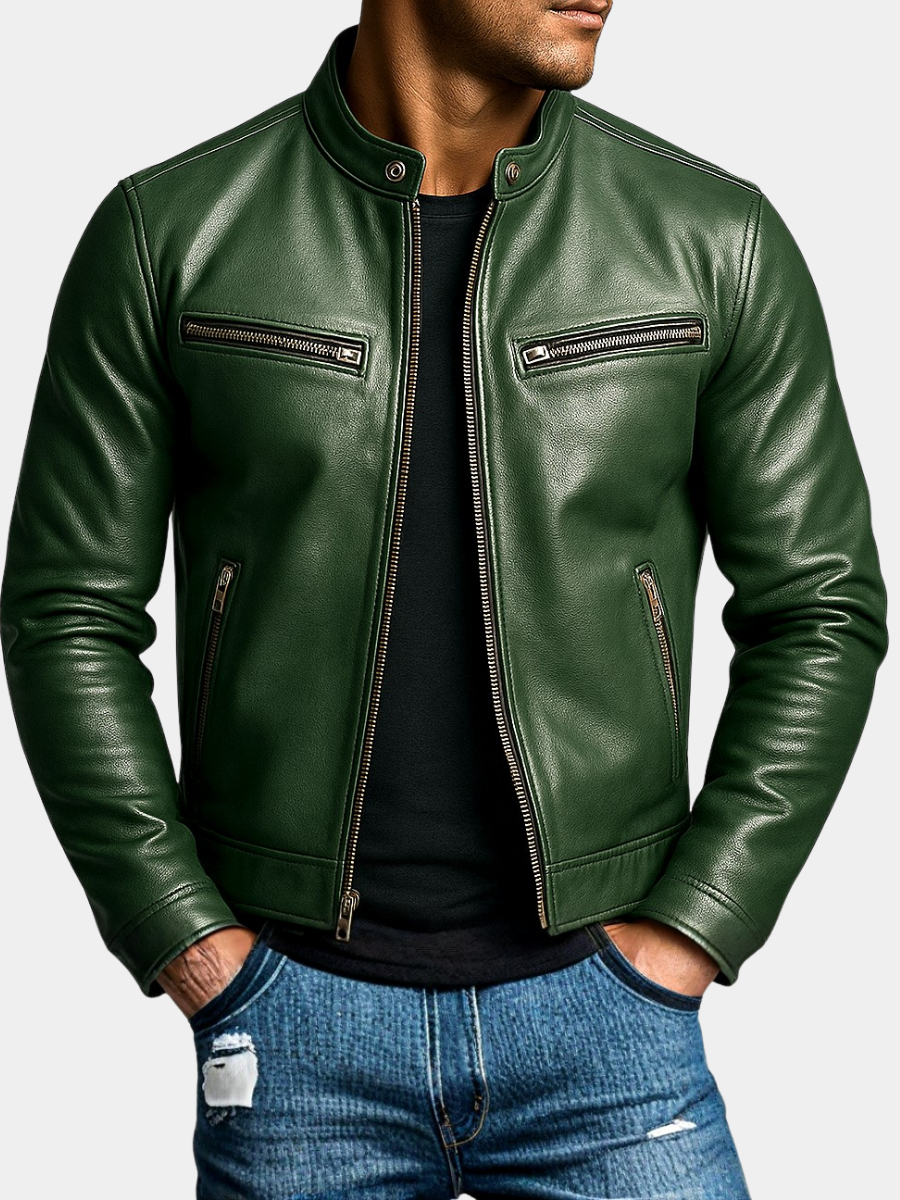 BRIAN™ | Vintage Biker Jacket