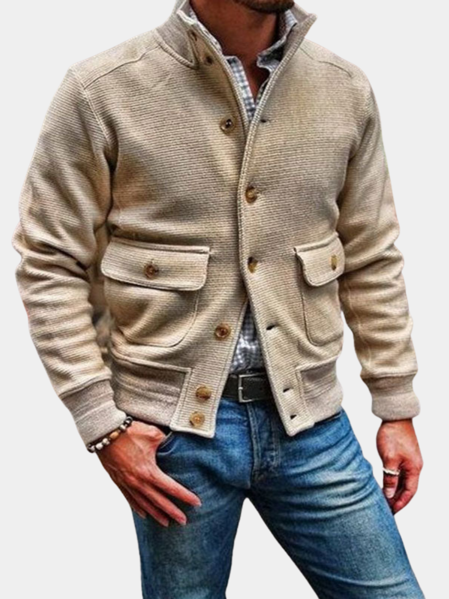 BRIAN | HIGH COLLAR JACKET