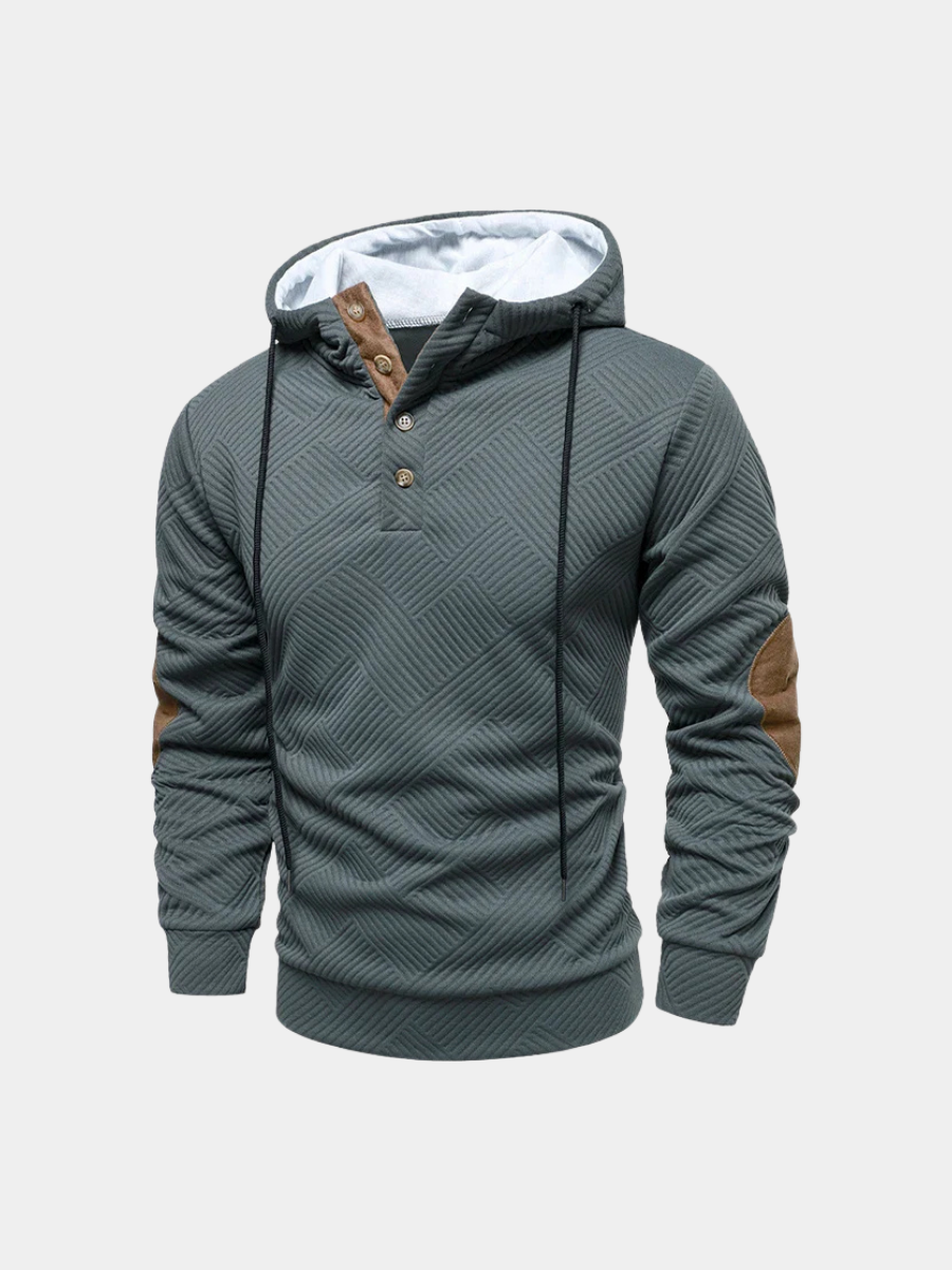 BRAIN™ | HALF-BUTTON SWEATER