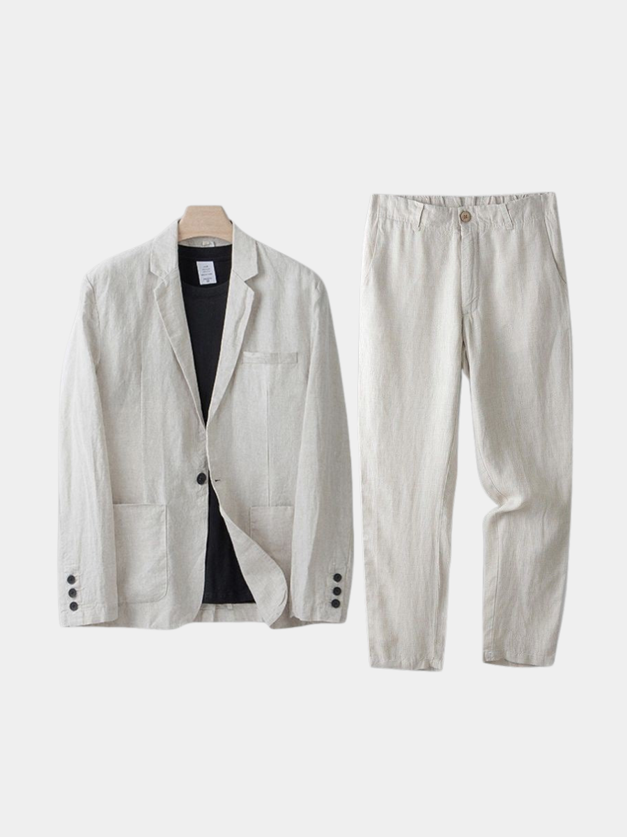 BRAIN™ | Men's Linen-Cotton Suit
