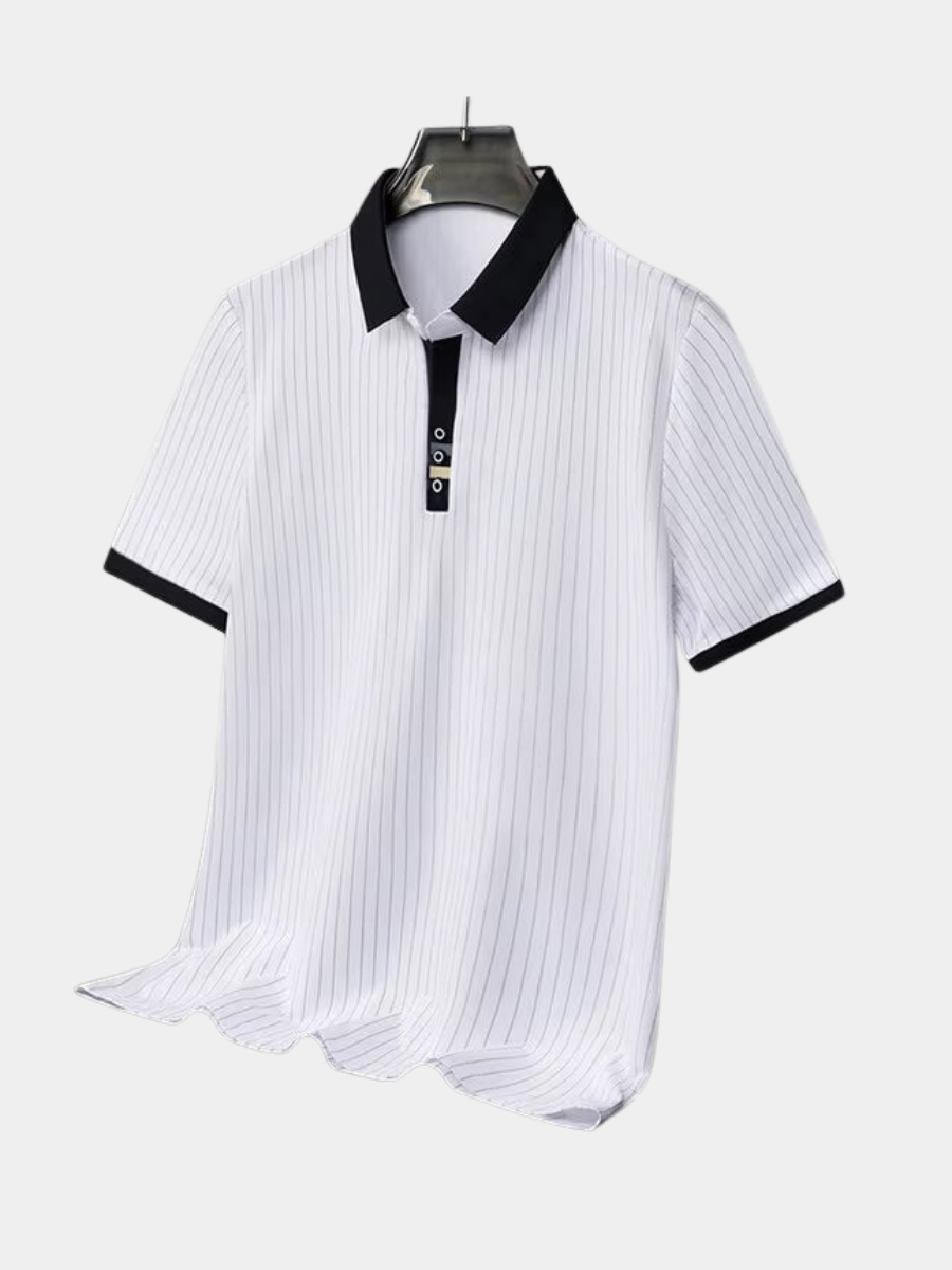 BRAIN™ | REFINED STRIPED POLO