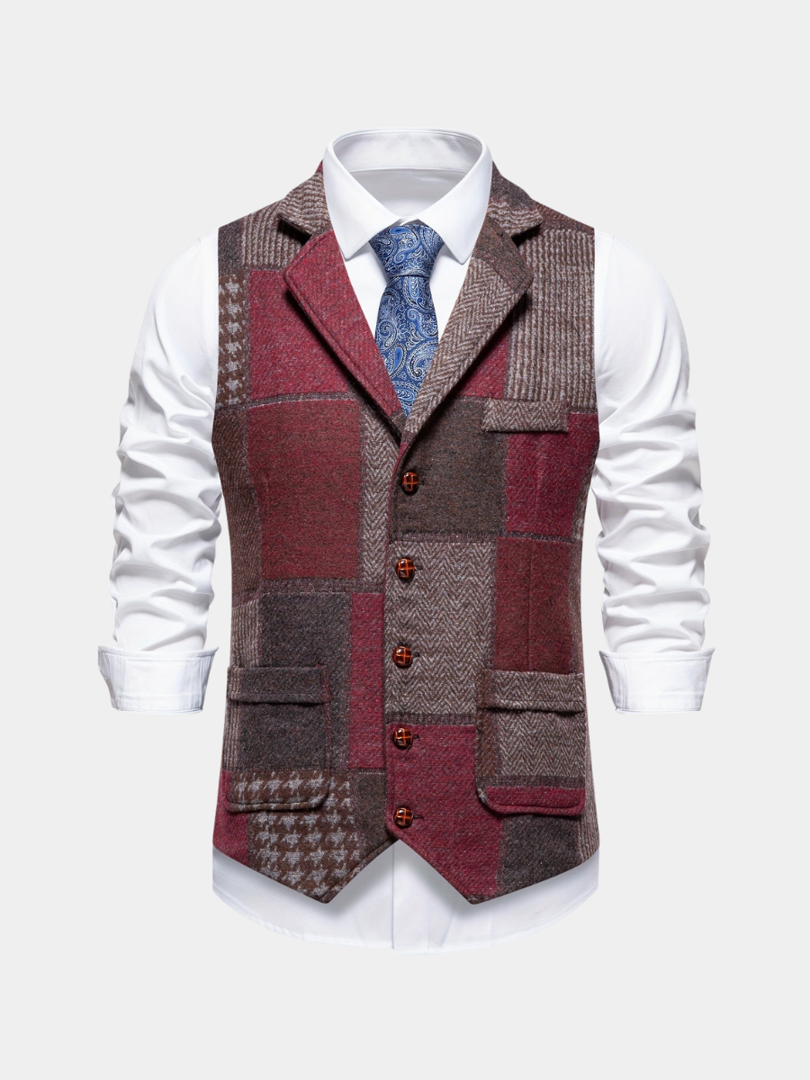 BRAIN™ | FORMAL TWEED VEST FOR MEN