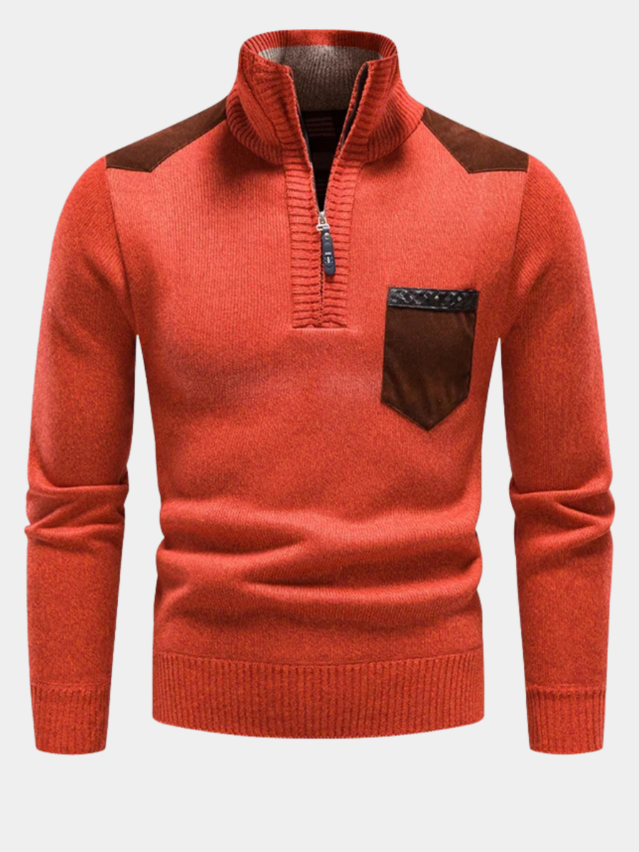 BRIAN™ | MEN'S FLEECE SWEATER WITH ZIP