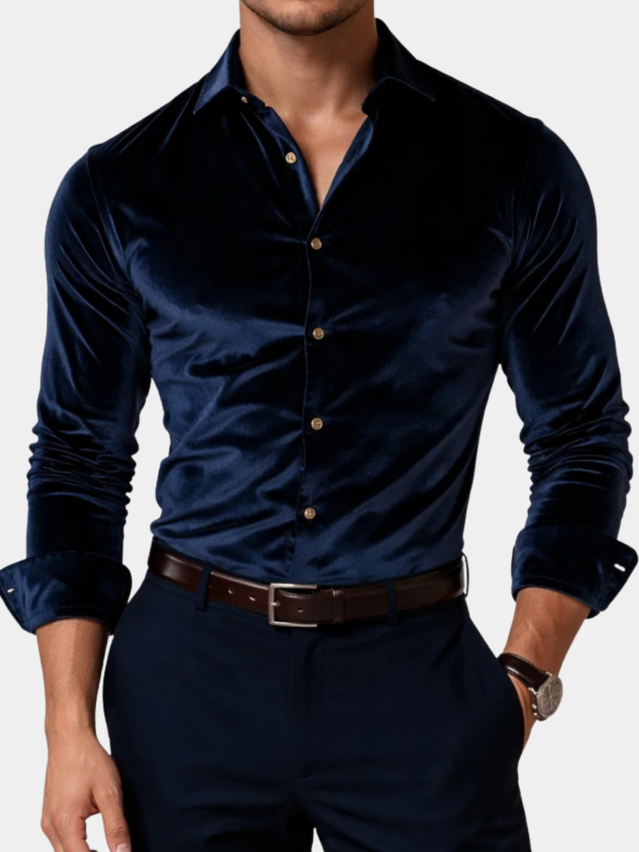 BRAIN™ | VELVET SHIRT FOR MEN