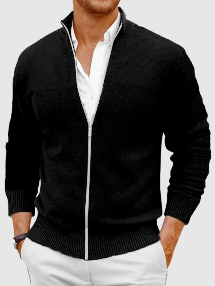 BRIAN™ | Zip-Up Cardigan