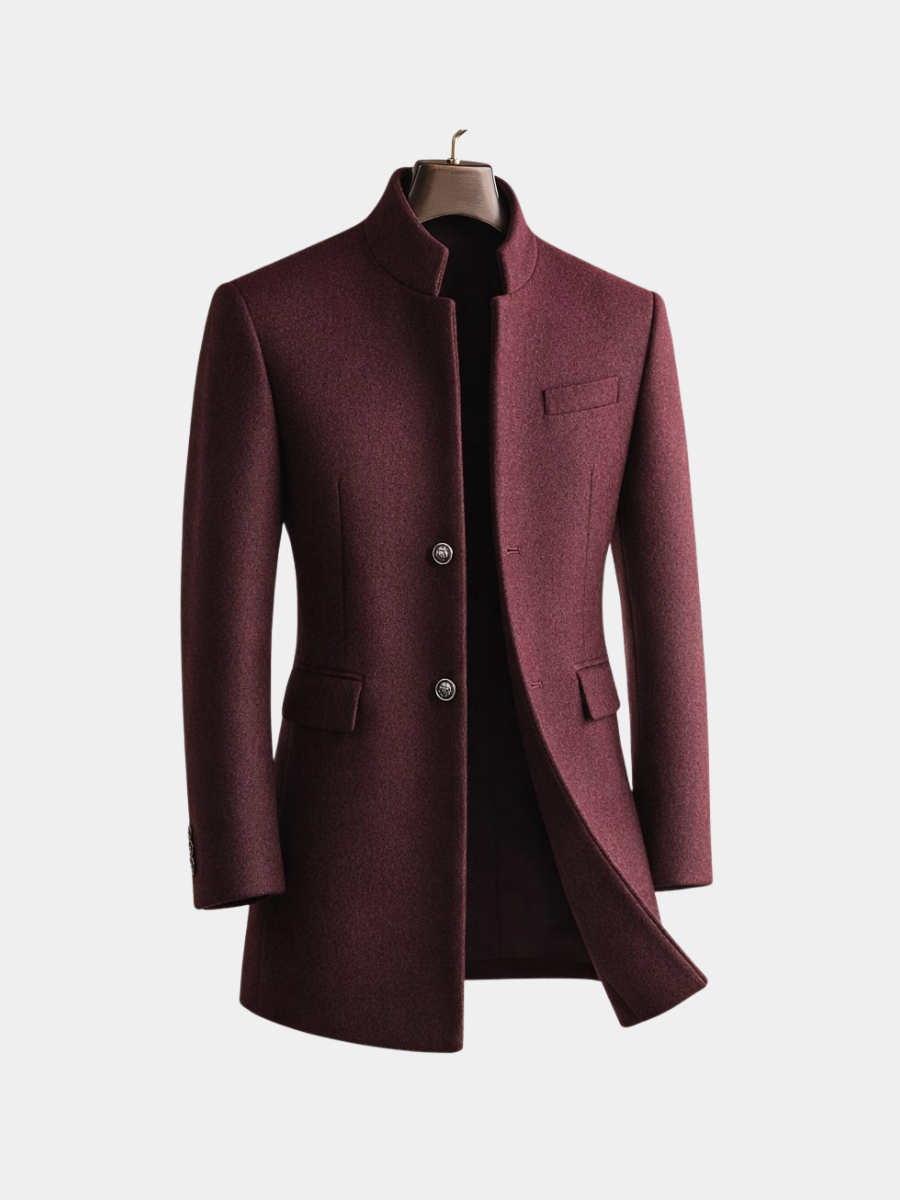 BRIAN™ | Stand Collar Overcoat