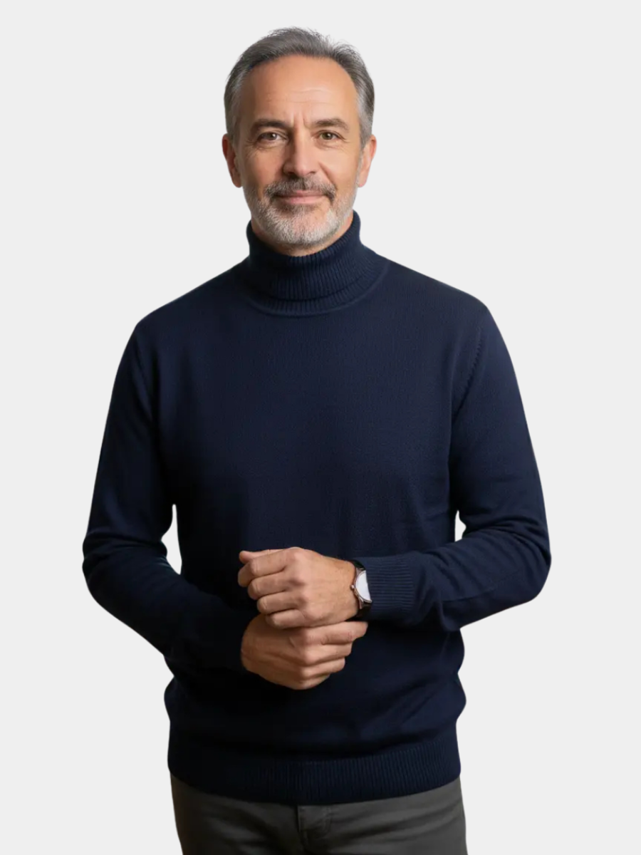 BRAIN™ | LONG SLEEVE TURTLENECK SWEATER FOR MEN
