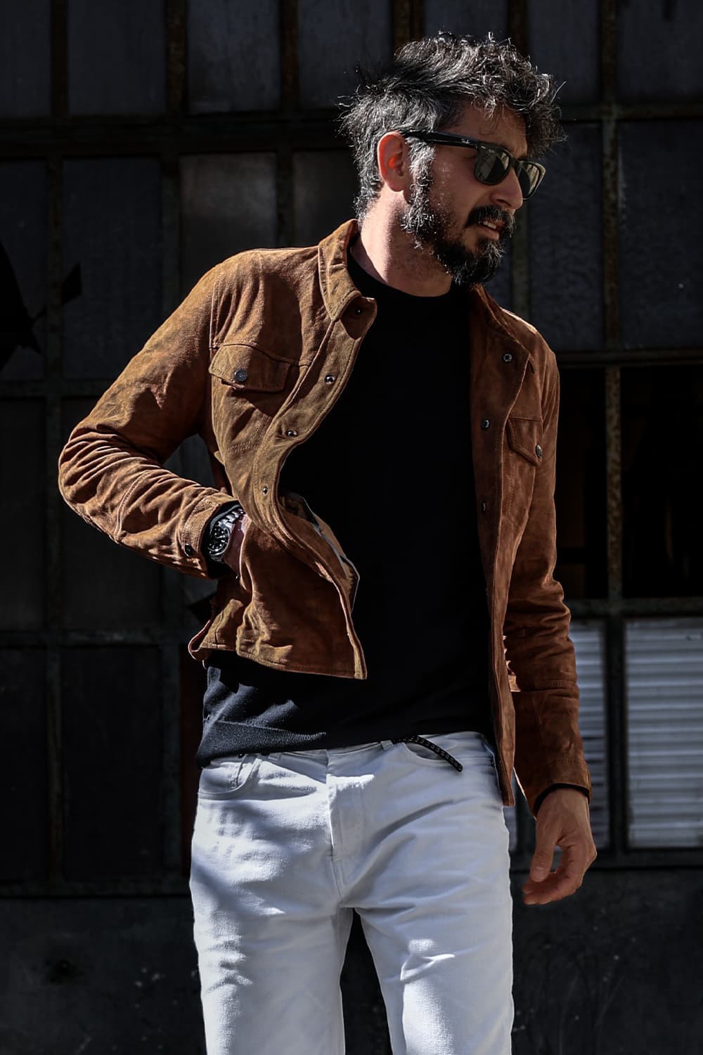 BRIAN™ | Ale Suede Men's Jacket