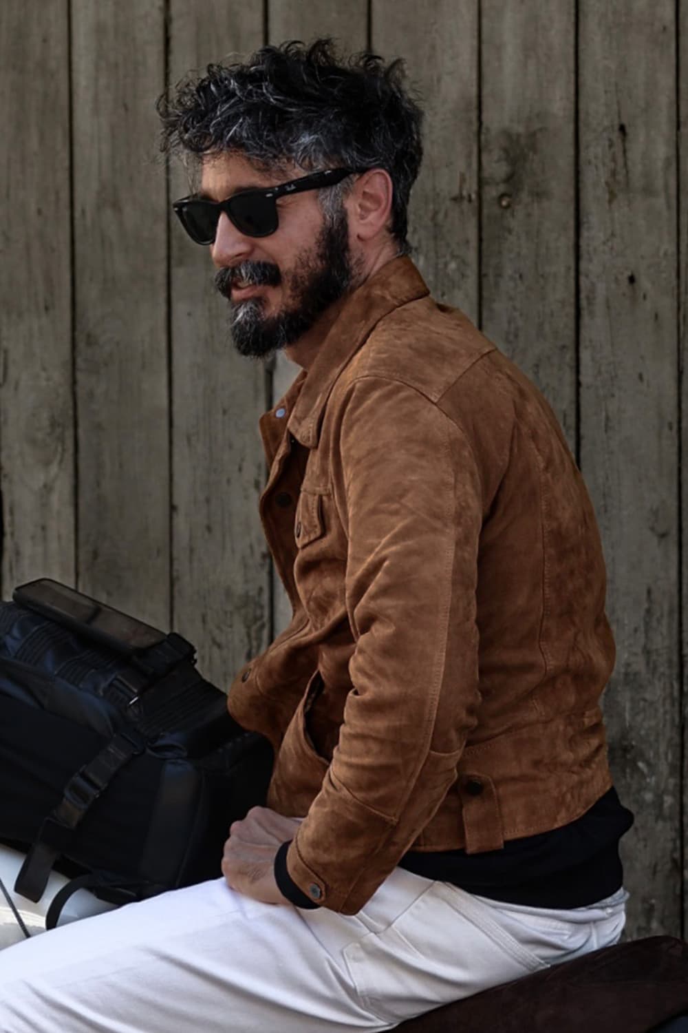 BRIAN™ | Ale Suede Men's Jacket