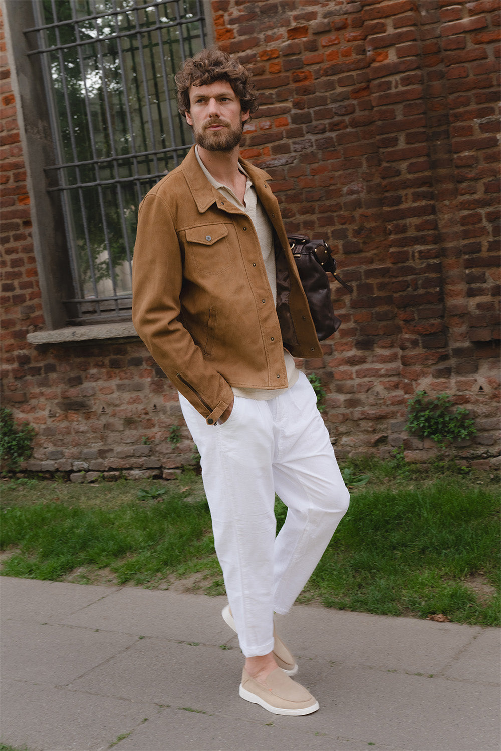 BRIAN™ | Ale Suede Men's Jacket