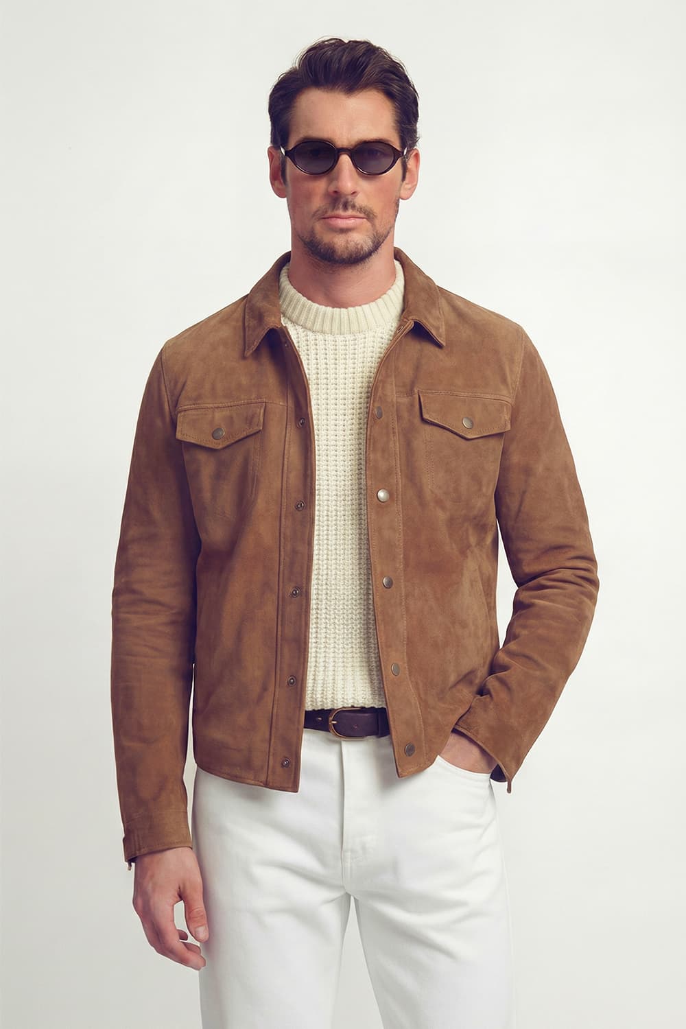 BRIAN™ | Ale Suede Men's Jacket