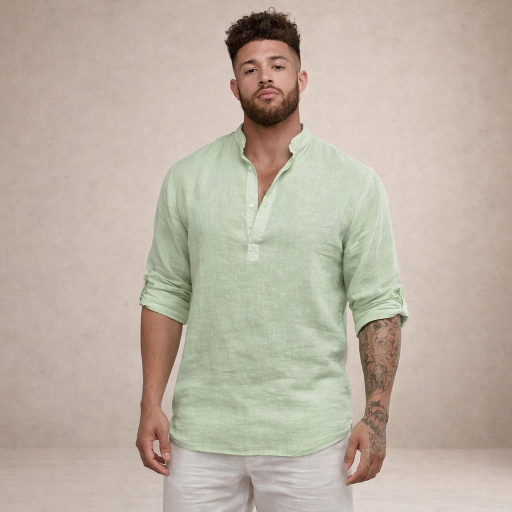 BRIAN™ | Stand-Collar Shirt