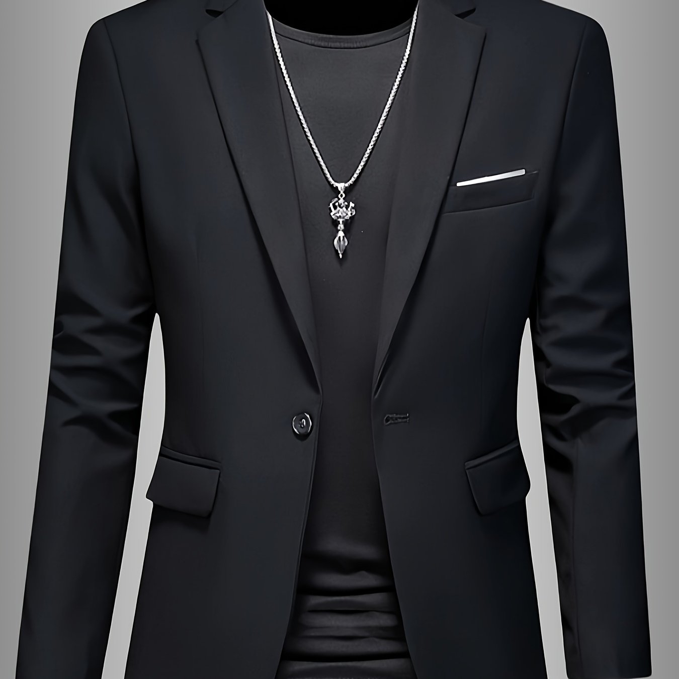 BRAIN™ | Men's Skinny-Fit Woven Blazer