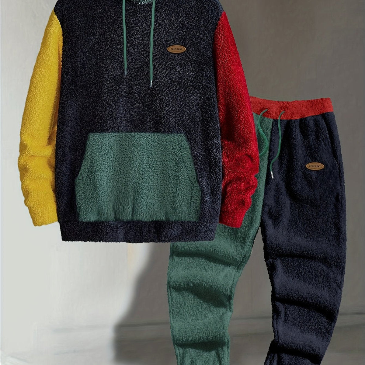 BRIAN™ | Cozy Color-Block Two-Piece Set