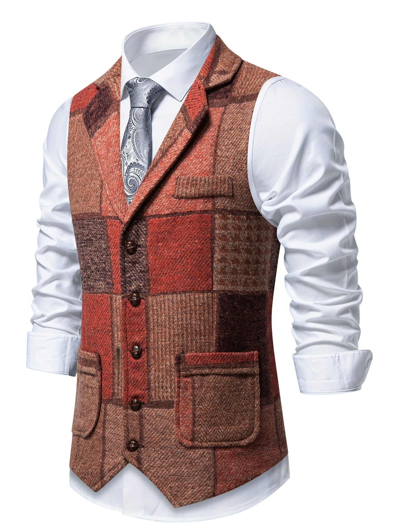 BRAIN™ | FORMAL TWEED VEST FOR MEN