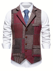 BRAIN™ | FORMAL TWEED VEST FOR MEN