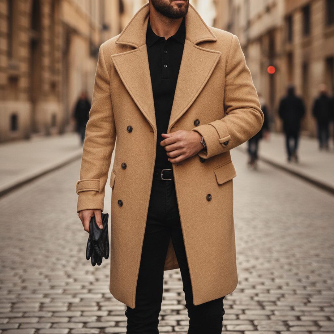 BRIAN™ | Classic Wool Overcoat