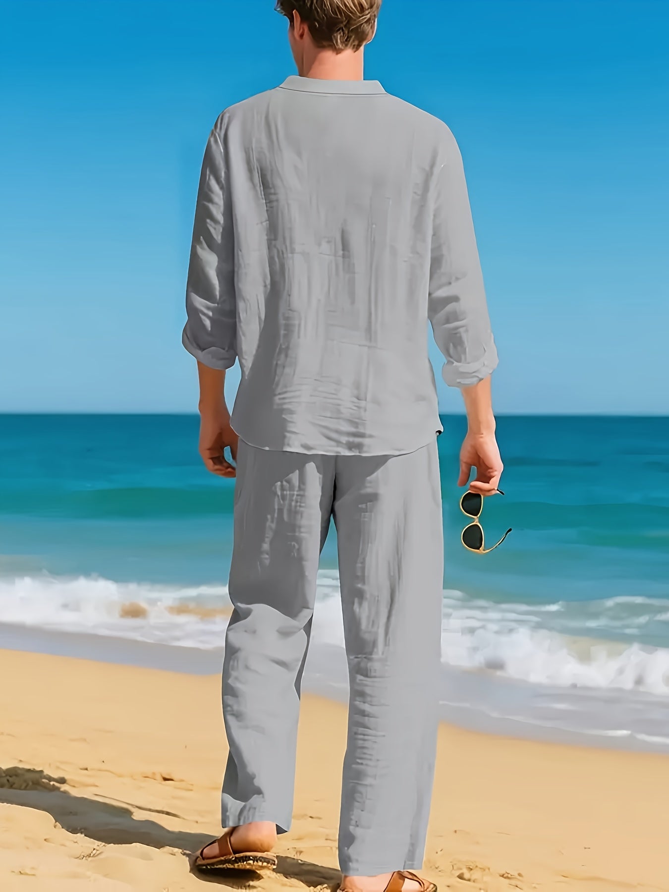 BRAIN™ | Men's Coords Woven Linen
