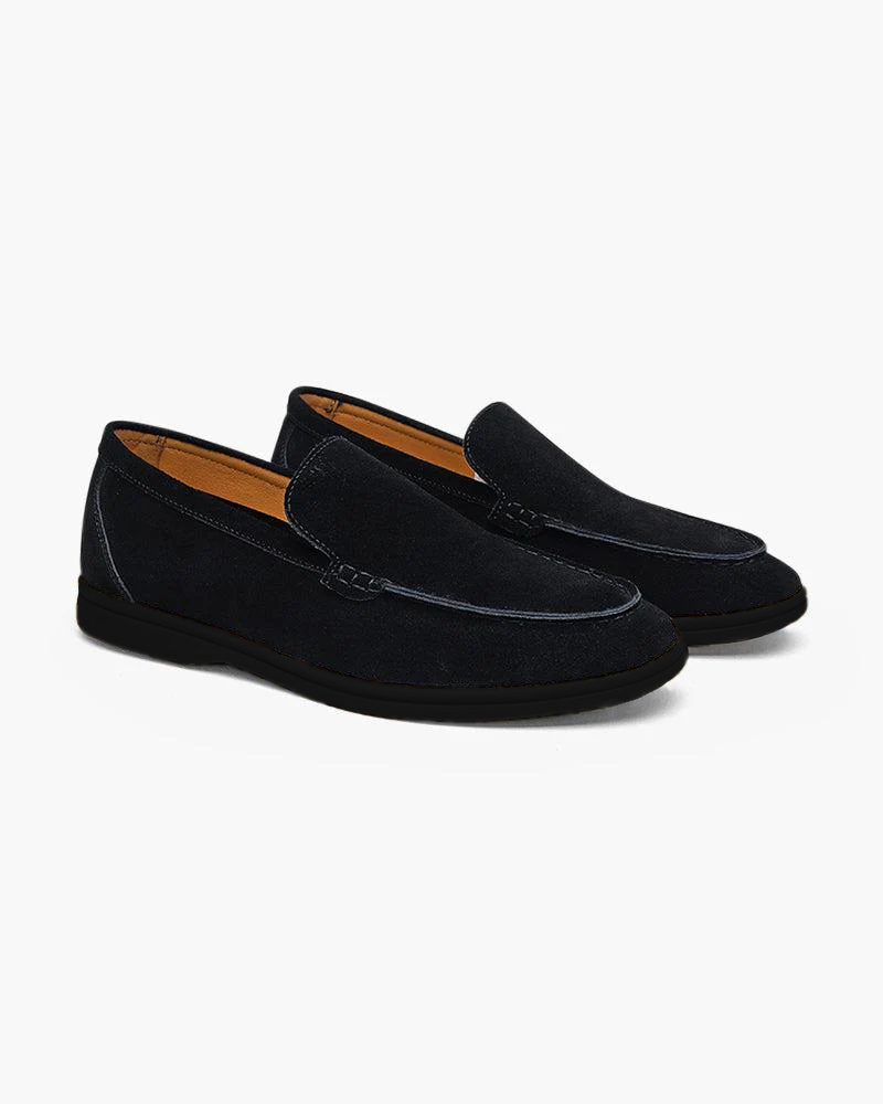 BRIAN™ | Premium Suede Loafers with Black Sole