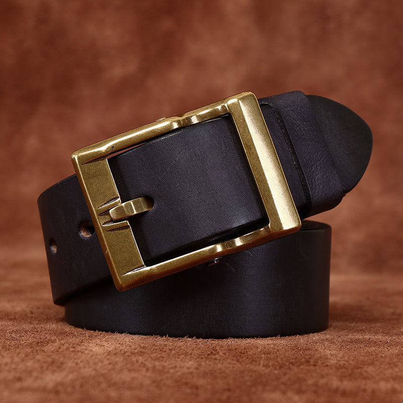BRIAN™ | Vintage Distressed Leather Belt