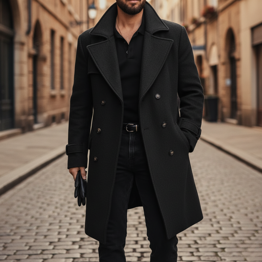 BRIAN™ | Classic Wool Overcoat