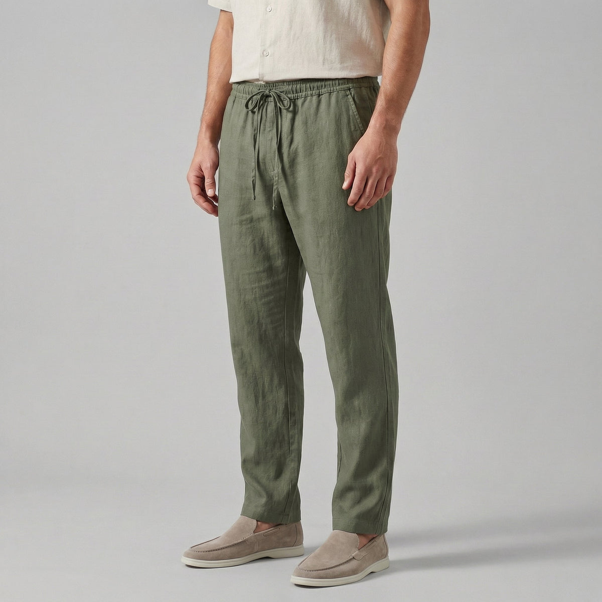 BRIAN™ | Men's Casual Linen Pull-On Pants