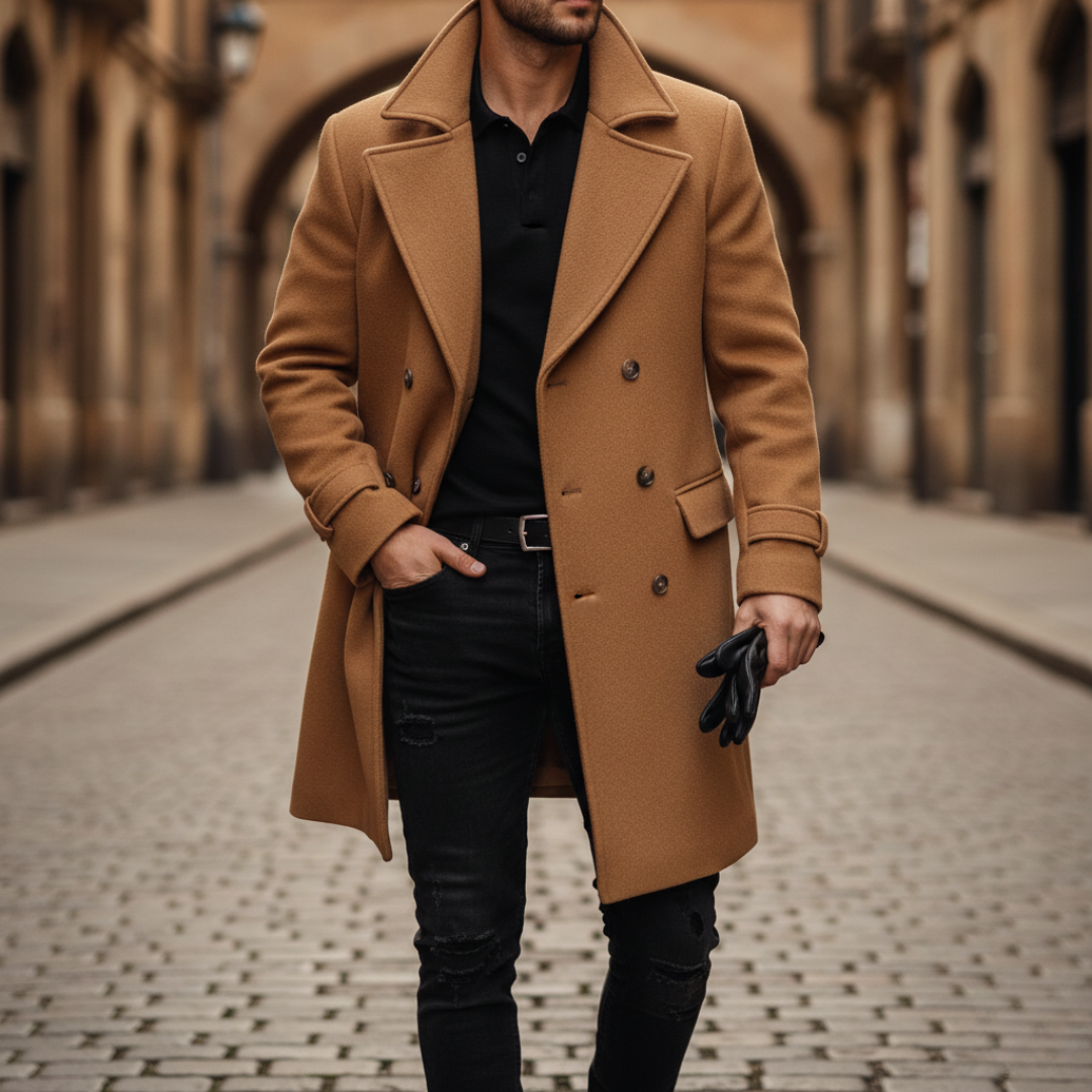 BRIAN™ | Classic Wool Overcoat