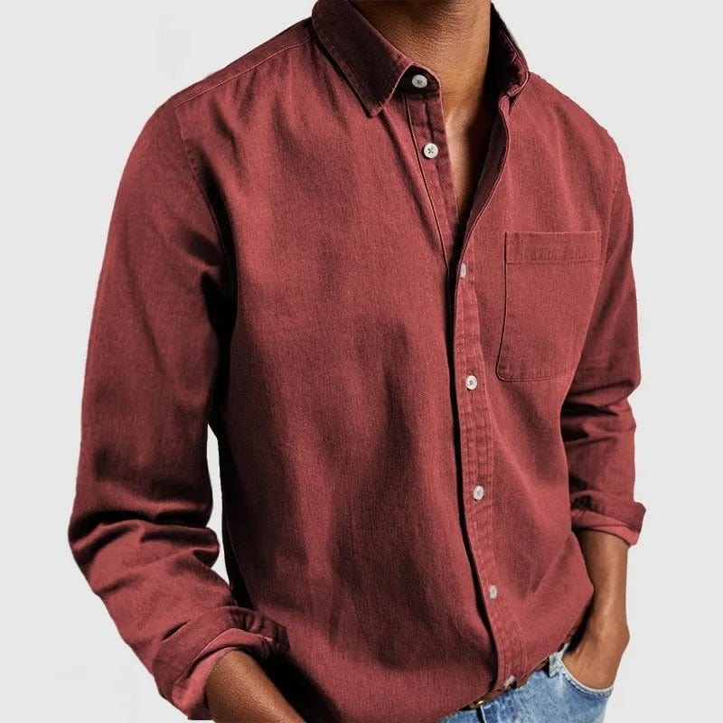 BRAIN™ | Button-Up Polo-Collar Shirt