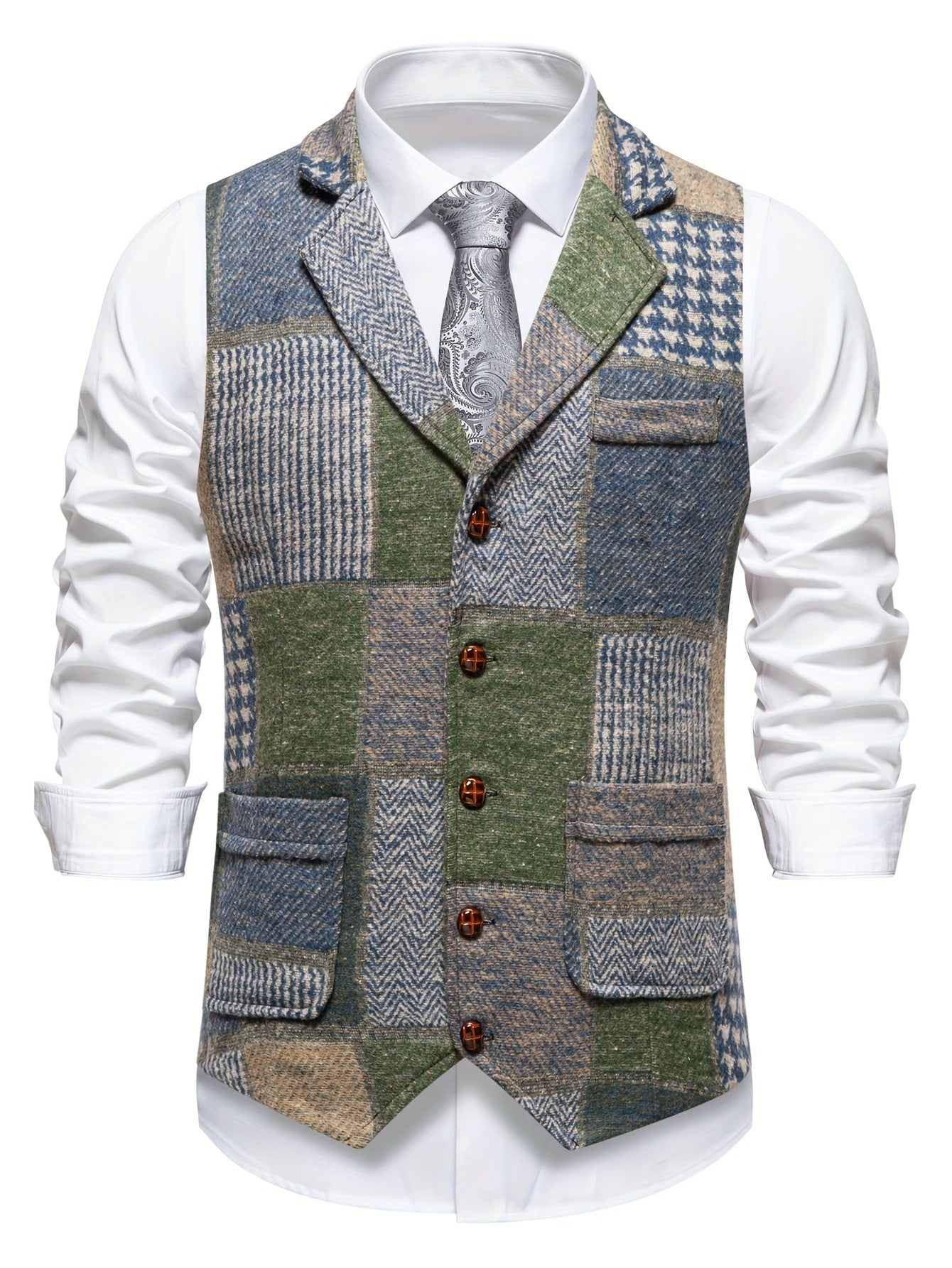 BRAIN™ | FORMAL TWEED VEST FOR MEN