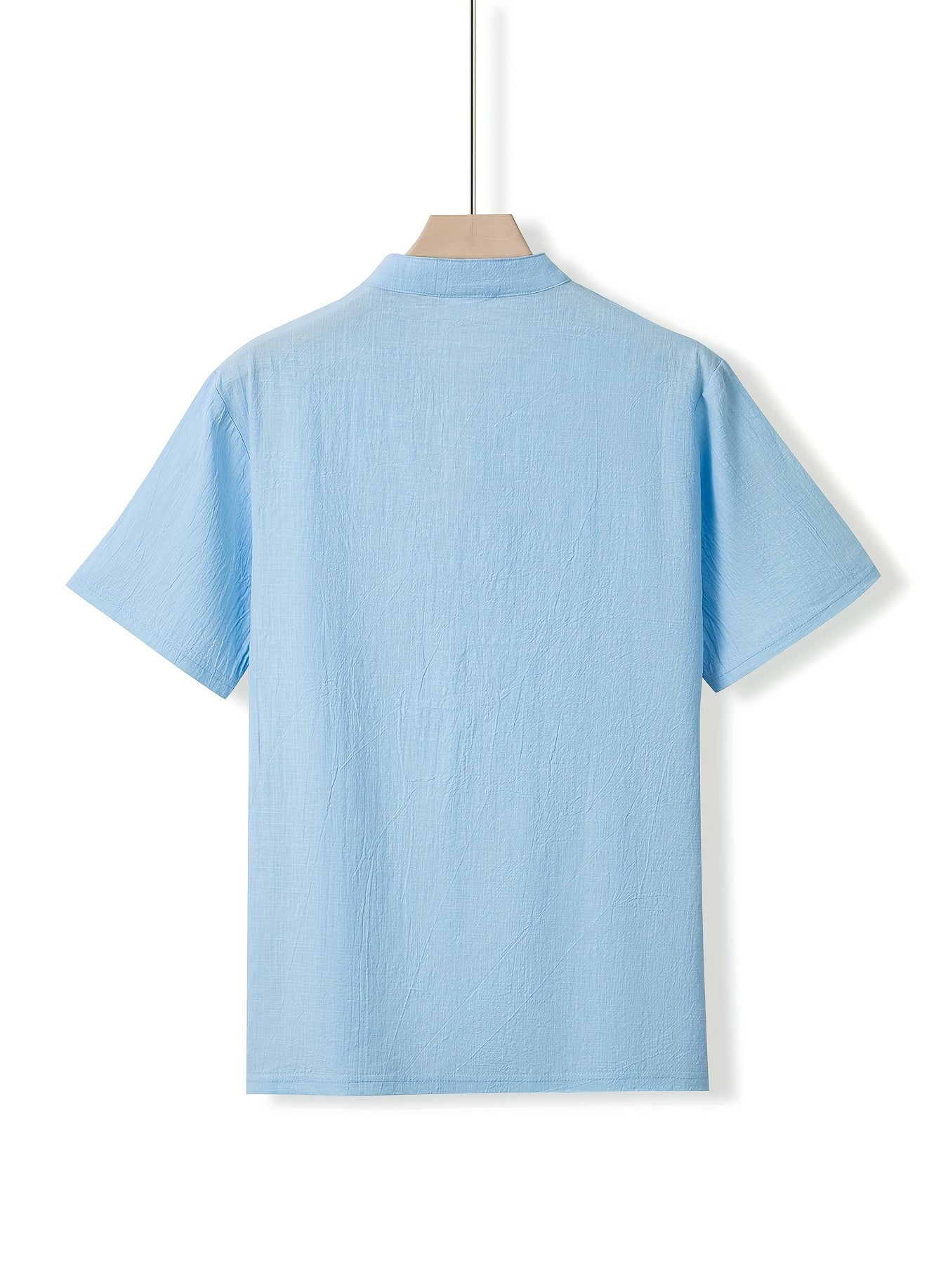 BRAIN™ | Men's Linen Henley Shirt