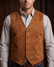 BRIAN™ | Brushed Suede Look Vest